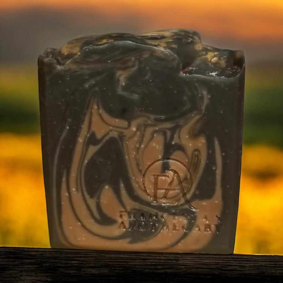 Vanilla Sandalwood Soap with soothing aroma and natural ingredients.