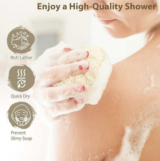 SOAP SAVER BAG made of Sisal and Cotton-Linen providing rich lather in shower.