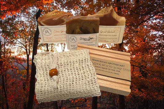 OPULENT AUTUMN CITRUS SOAP - LUX BOX SET