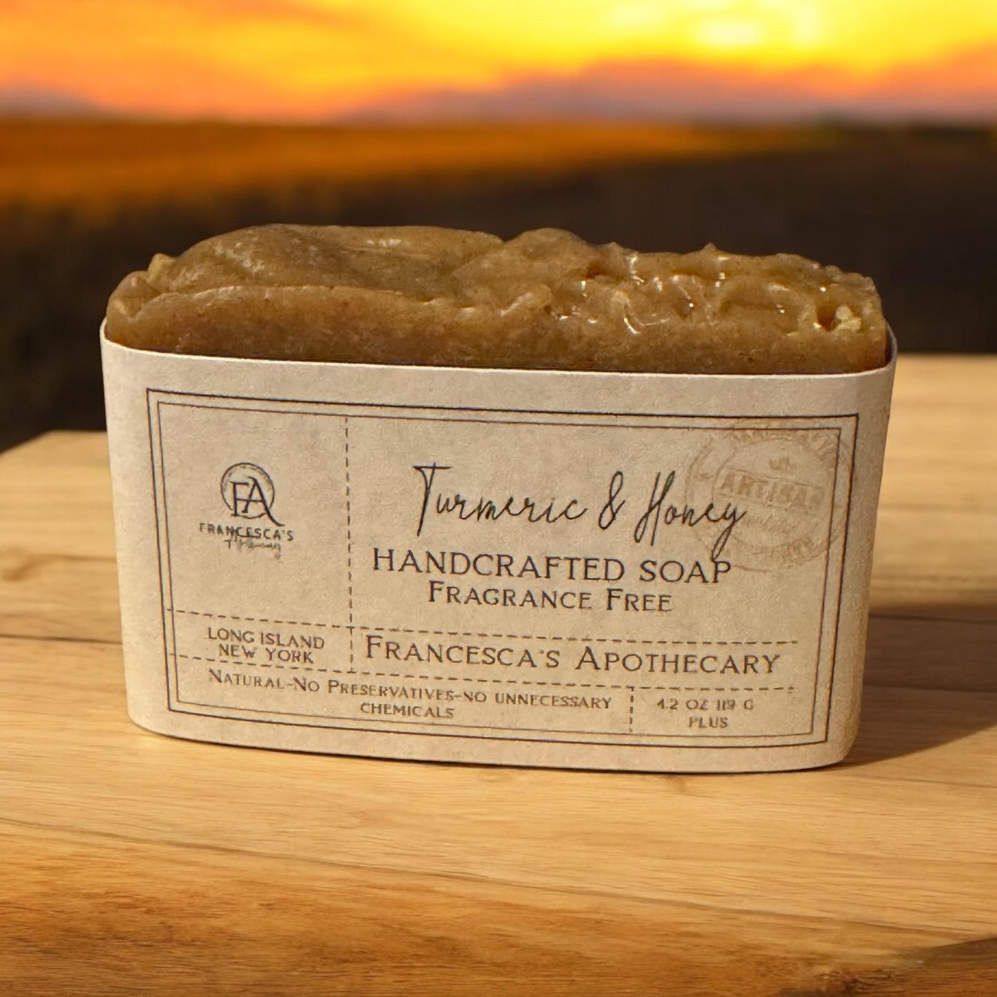 Turmeric & Honey Soap Fragrance Free