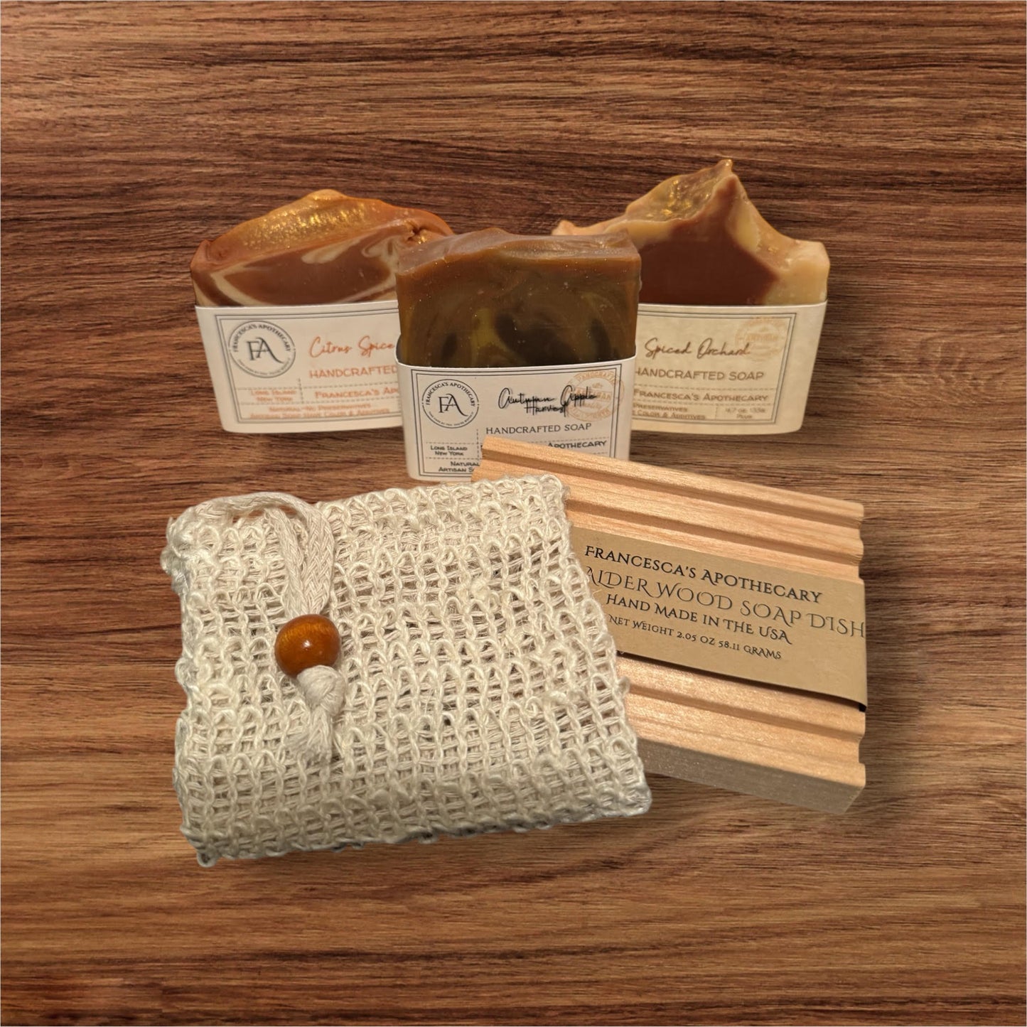 OPULENT AUTUMN CITRUS SOAP - LUX BOX SET