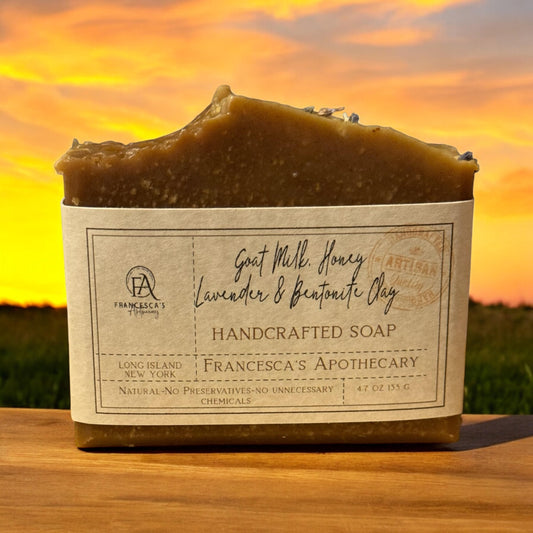 Goat Milk Honey & Lavender Bentonite Clay Soap